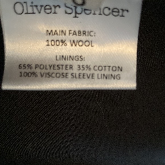 OLIVER SPENCER wool tweed blazer size 38 - Picture 13 of 14